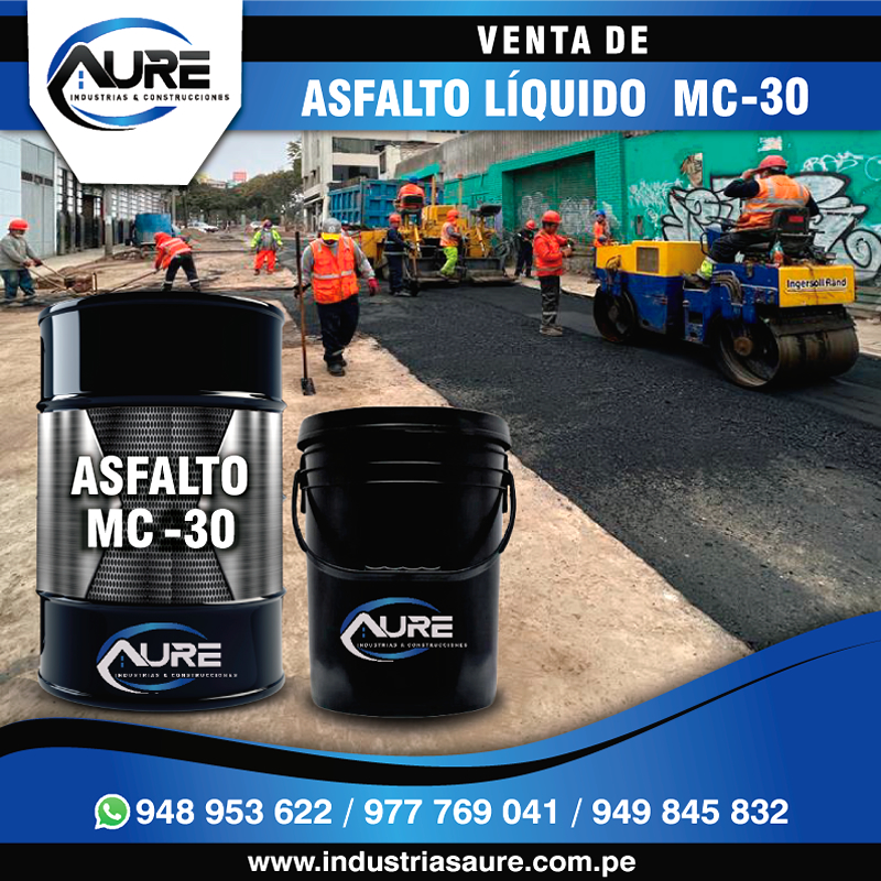 Venta de Asfalto Líquido MC-30 en Lima
